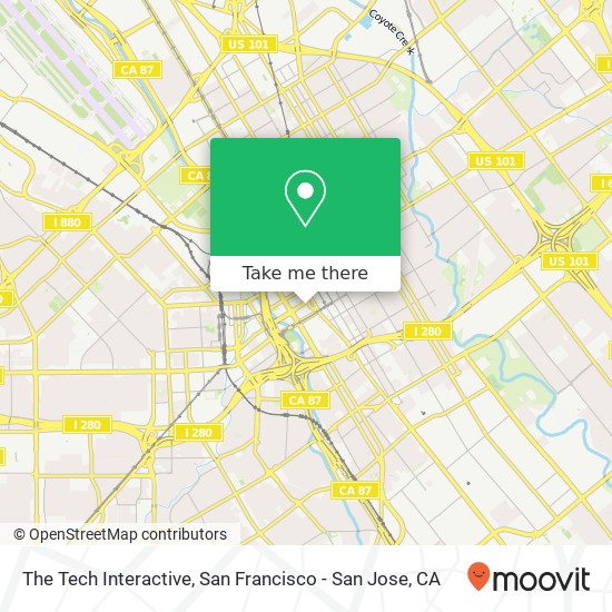 The Tech Interactive map