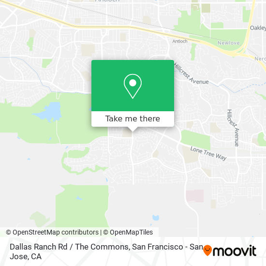 Mapa de Dallas Ranch Rd / The Commons
