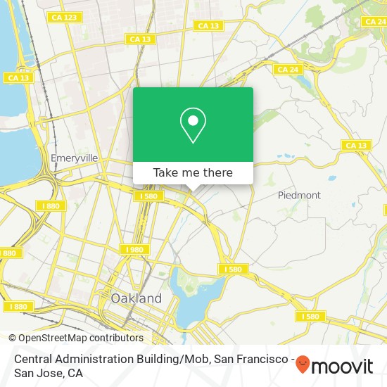 Mapa de Central Administration Building / Mob