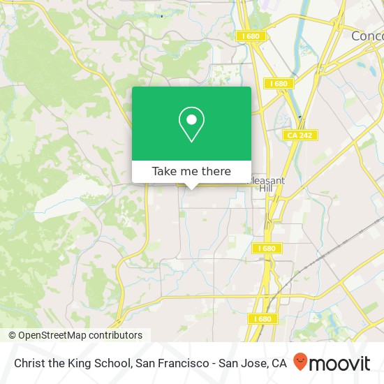 Mapa de Christ the King School