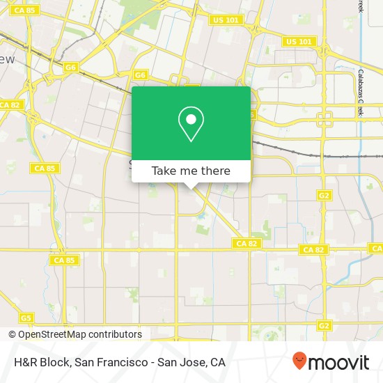 H&R Block map