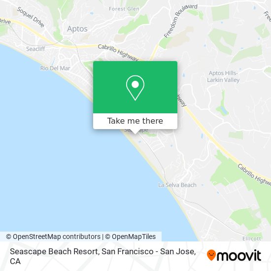 Seascape Beach Resort map