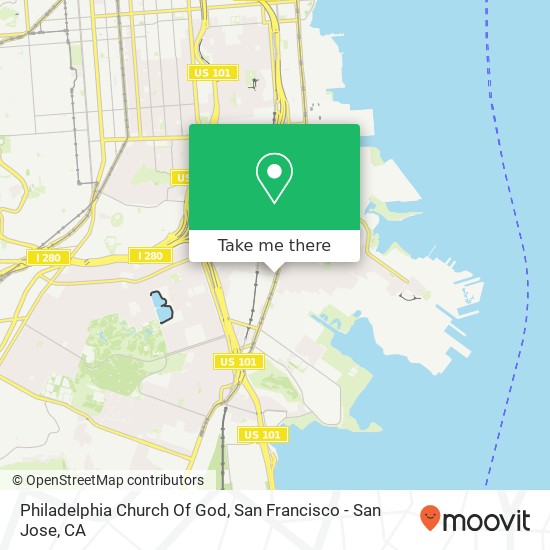 Mapa de Philadelphia Church Of God