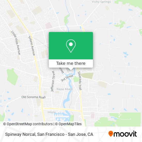 Spinway Norcal map