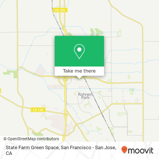 State Farm Green Space map