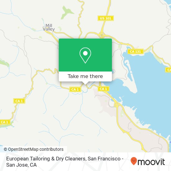 European Tailoring & Dry Cleaners map