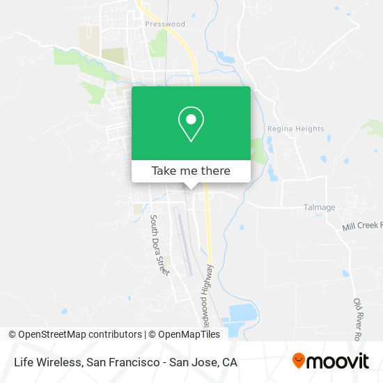 Life Wireless map