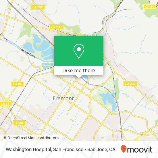 Mapa de Washington Hospital