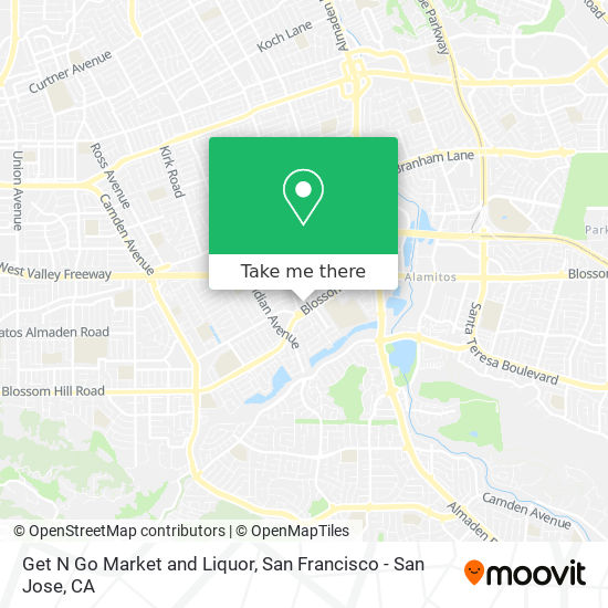 Get N Go Market and Liquor map