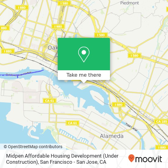 Mapa de Midpen Affordable Housing Development (Under Construction)