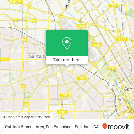 Outdoor Fitness Area map