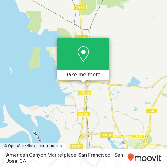 American Canyon Marketplace map
