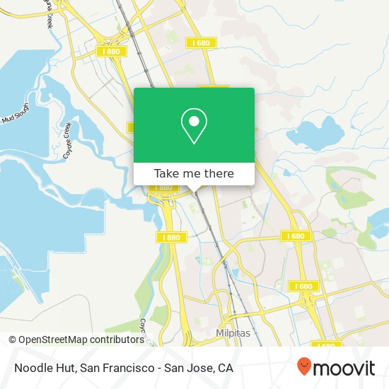 Noodle Hut map