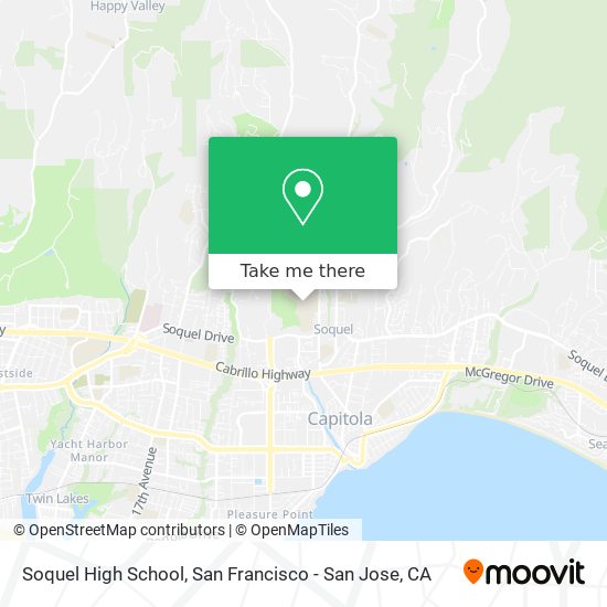 Soquel High School map