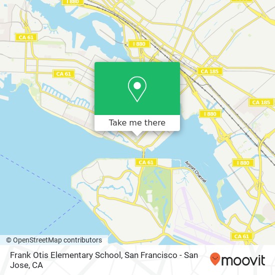 Mapa de Frank Otis Elementary School