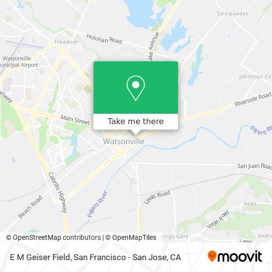 Mapa de E M Geiser Field