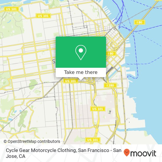 Mapa de Cycle Gear Motorcycle Clothing