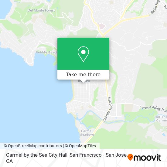 Mapa de Carmel by the Sea City Hall