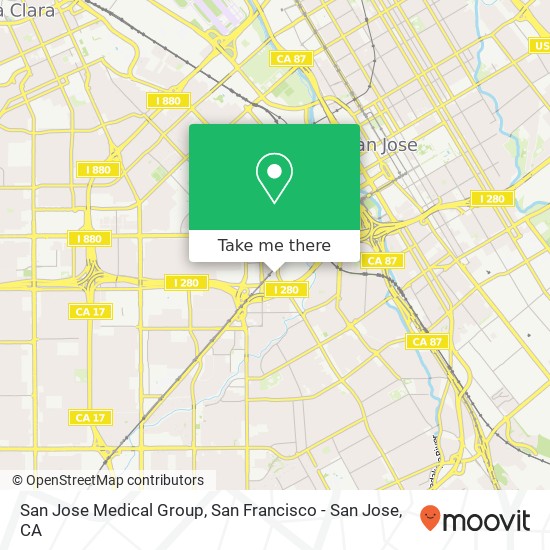 San Jose Medical Group map