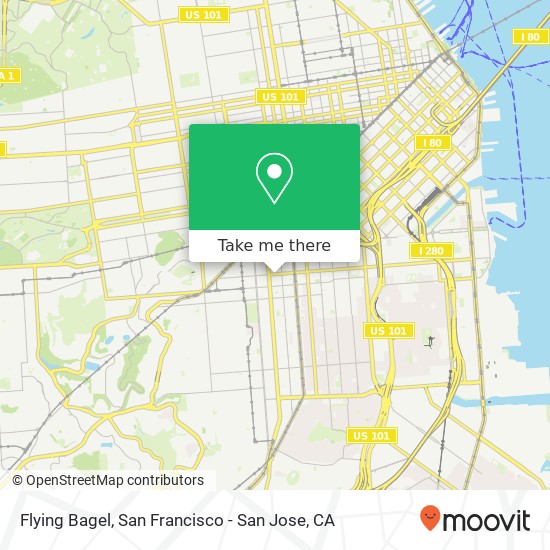 Flying Bagel map