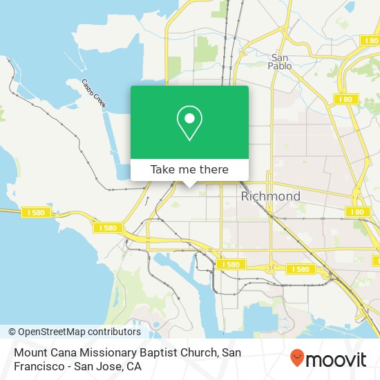 Mapa de Mount Cana Missionary Baptist Church