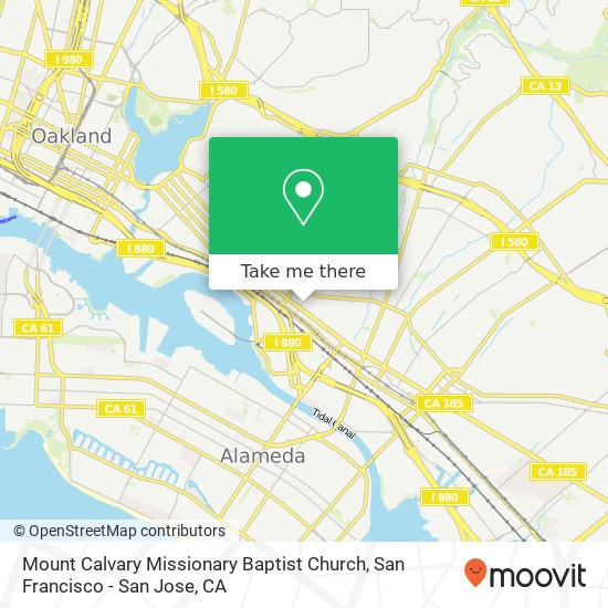 Mapa de Mount Calvary Missionary Baptist Church