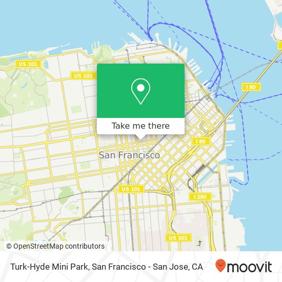 Turk-Hyde Mini Park map