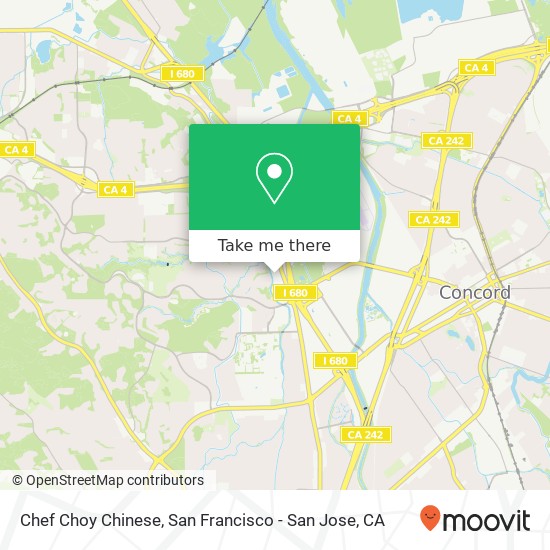 Chef Choy Chinese map