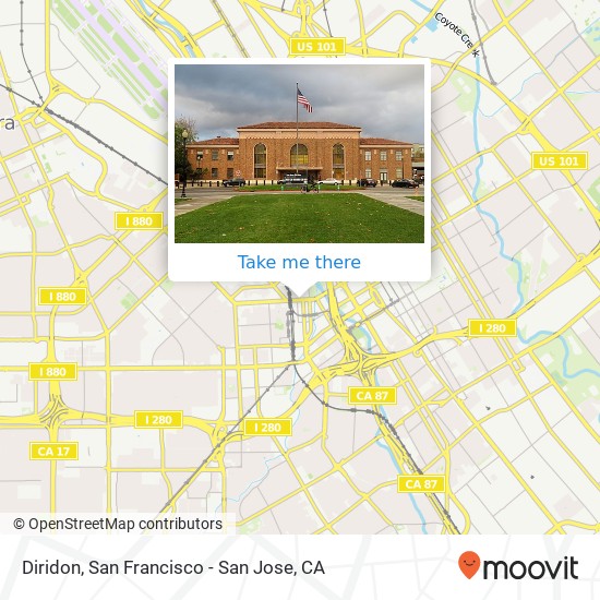 Diridon map