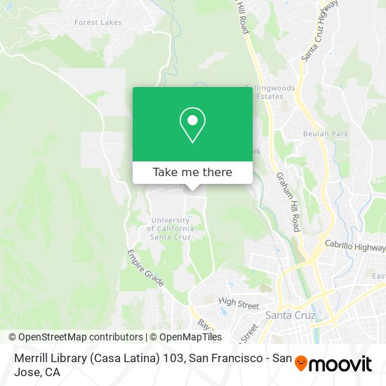 Mapa de Merrill Library (Casa Latina) 103