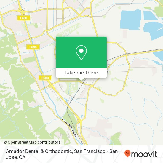 Mapa de Amador Dental & Orthodontic