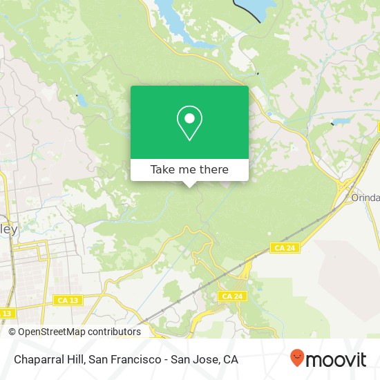 Mapa de Chaparral Hill