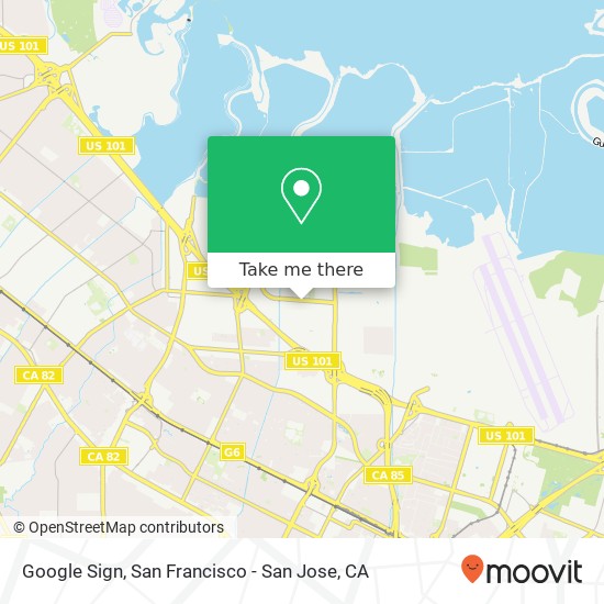 Google Sign map