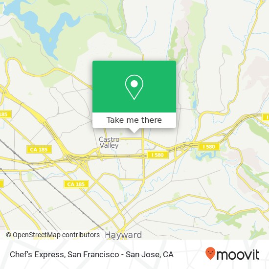 Chef's Express map