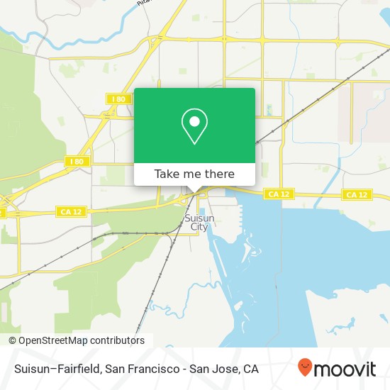 Suisun–Fairfield map