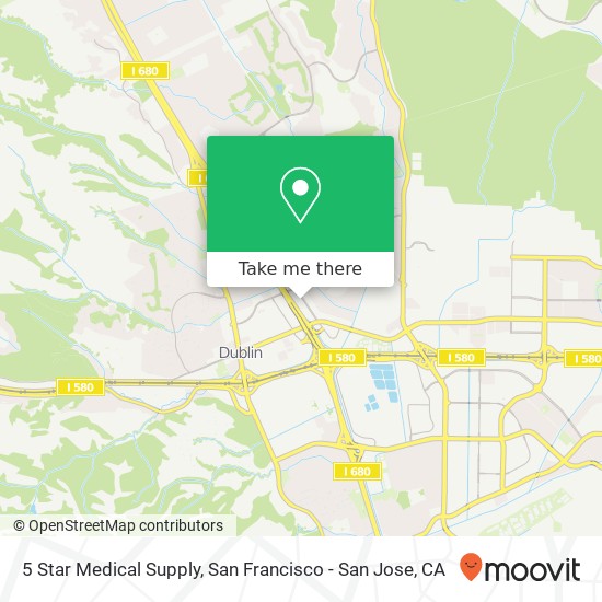 5 Star Medical Supply map