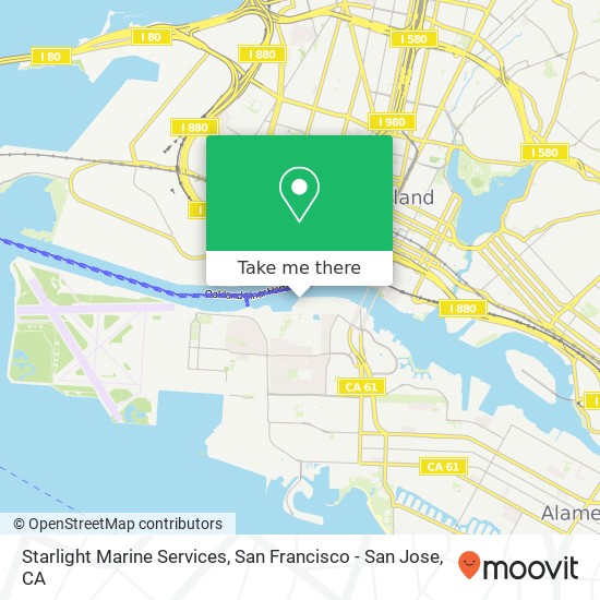 Starlight Marine Services map