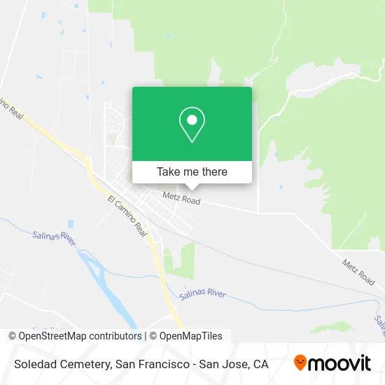Soledad Cemetery map
