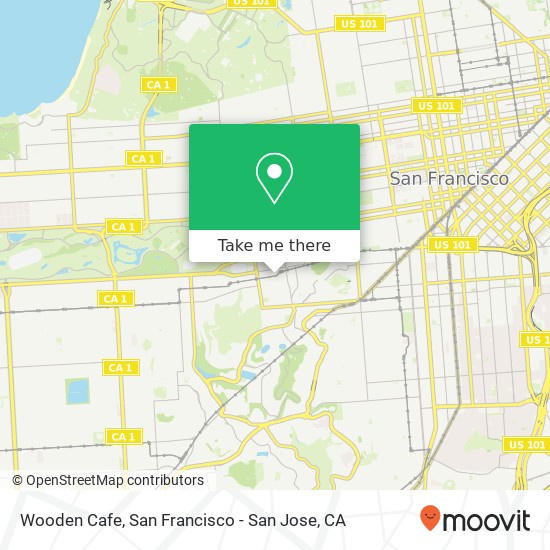 Mapa de Wooden Cafe