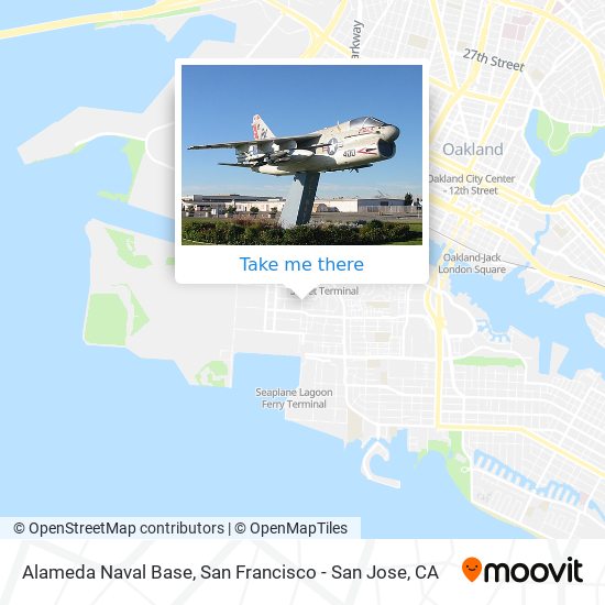 Alameda Naval Base map
