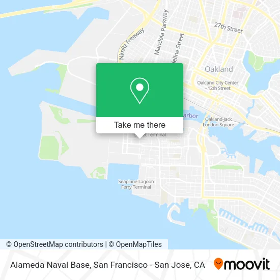 Mapa de Alameda Naval Base