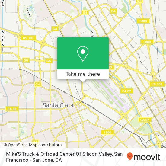 Mapa de Mike’S Truck & Offroad Center Of Silicon Valley