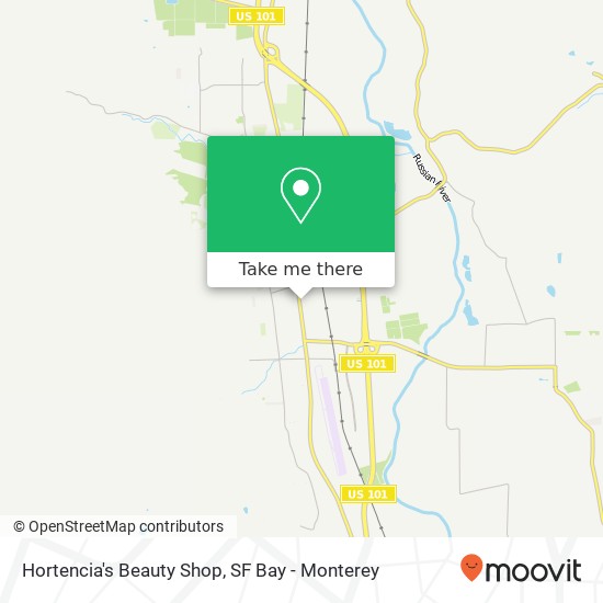 Hortencia's Beauty Shop map