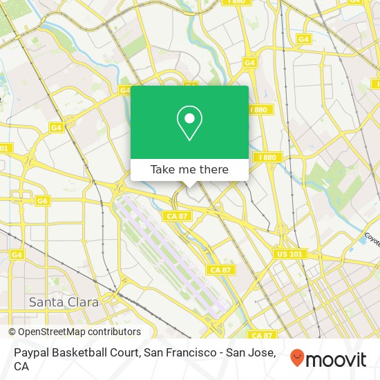 Mapa de Paypal Basketball Court