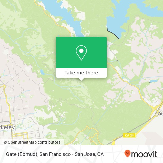 Gate (Ebmud) map