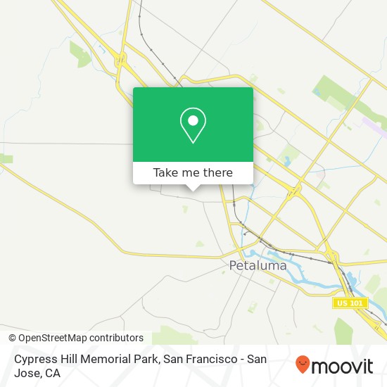 Mapa de Cypress Hill Memorial Park
