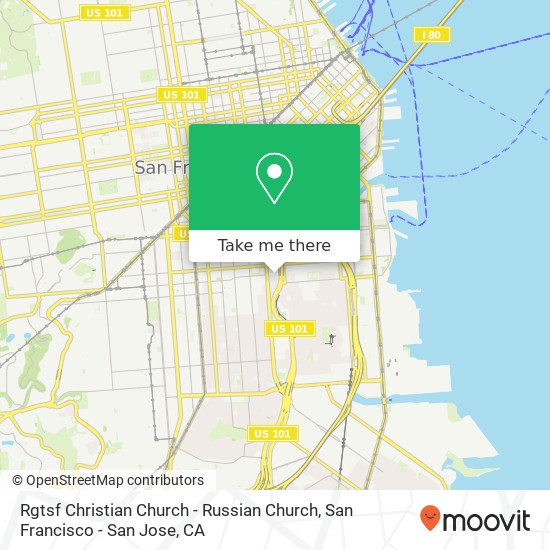 Mapa de Rgtsf Christian Church - Russian Church