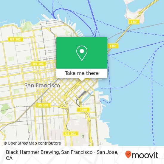 Mapa de Black Hammer Brewing