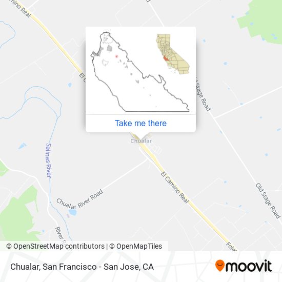 Mapa de Chualar