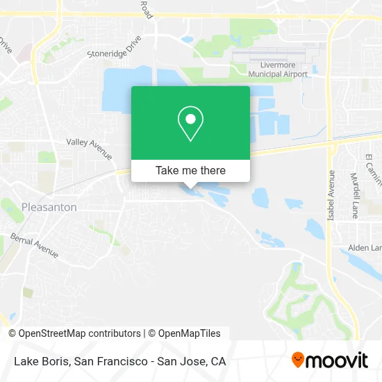 Lake Boris map